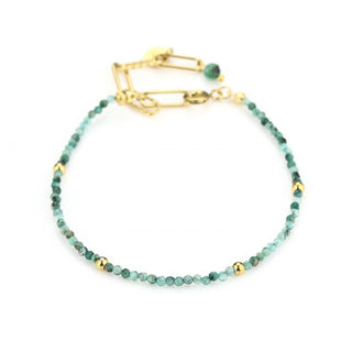 Koop green Michelle Bijoux bracelet natural stone
