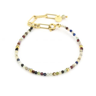 Koop multi Michelle Bijoux bracelet natural stone
