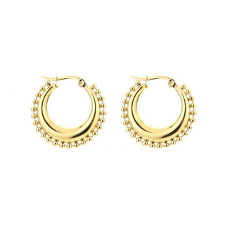 Koop gold Michelle Bijoux Earring Bali Hoop Balls