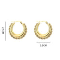 Michelle Bijoux Earring Bali Hoop Twisted Necklace