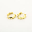 Michelle Bijoux Earring White Zirconia Gold