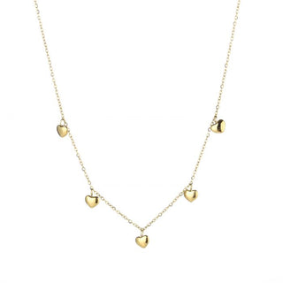 Koop gold Michelle Bijoux Necklace Hearts