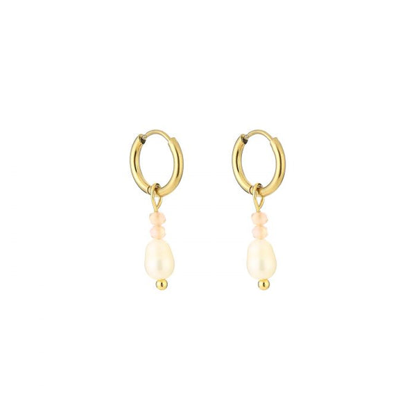 Michelle Bijoux Earring Freshwater Pearl And Beads