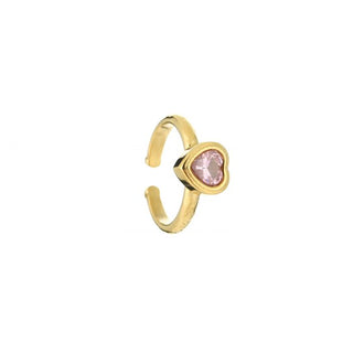 Kopen roze Michelle Bijoux Ring (Sieraad) Heart One Size