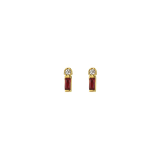 Koop red Michelle Bijoux Ear Studs 2 Stones