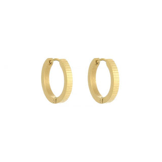Koop gold Michelle Bijoux Earrings Stripes