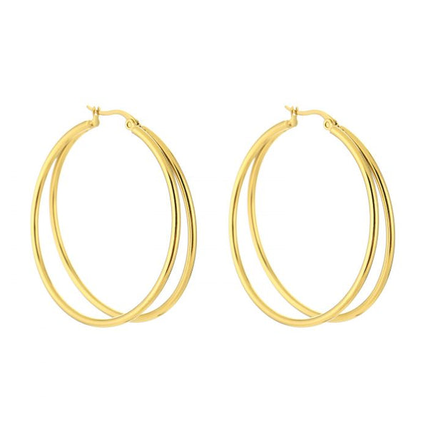 Michelle Bijoux Double Hoop Earrings
