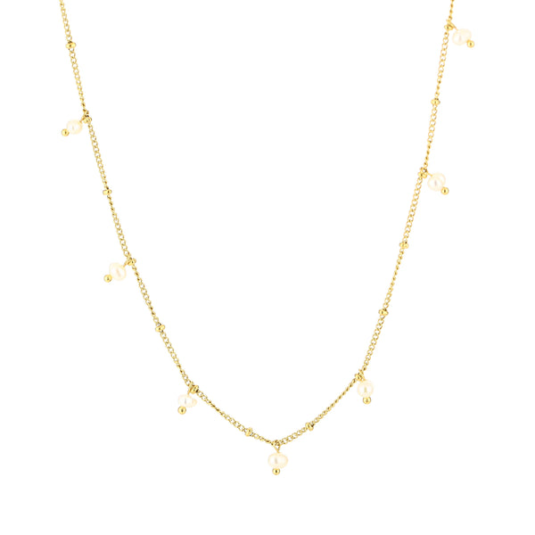 Michelle Bijoux Necklace Balls Small Pearls