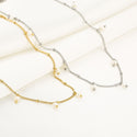 Michelle Bijoux Necklace Balls Small Pearls