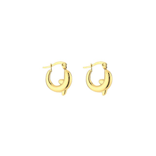 Koop gold Michelle Bijoux Dolphin Earrings