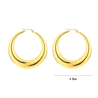 Michelle Bijoux Earrings Finish Thick Gold