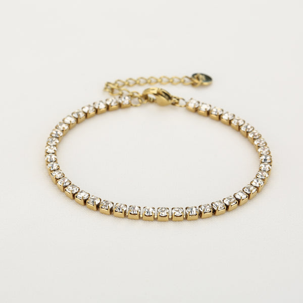 Michelle Bijoux Bracelet (jewelry) White Stones 3mm