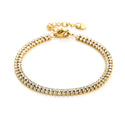 Michelle Bijoux Bracelet (jewelry) Double rhinestones