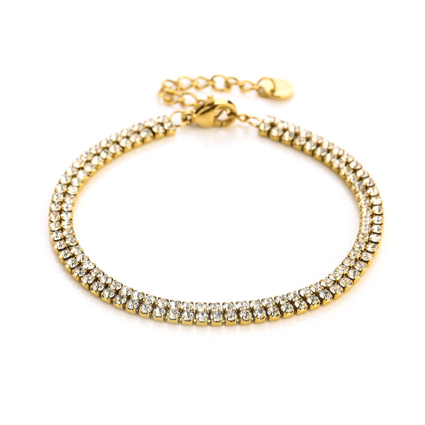 Michelle Bijoux Bracelet (jewelry) Double rhinestones