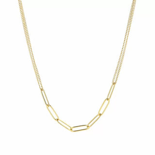 Kaufen gold Michelle Bijoux Halskette Double Link
