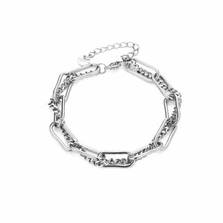 Kopen zilver Michelle Bijoux Armband (Sieraad) Dubbel Ketting