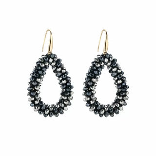 Koop dark-blue Bijoutheek Drop Earrings Small beads