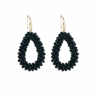 Koop black Bijoutheek Drop Earrings Small beads