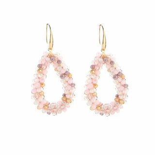 Koop pink Bijoutheek Drop Earrings Small beads