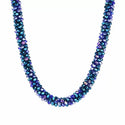 Bijoutheek Necklace small beads Blue