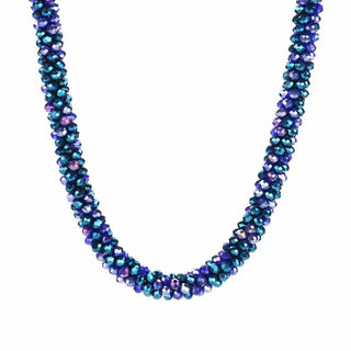 Koop blue Bijoutheek Necklace small beads Blue