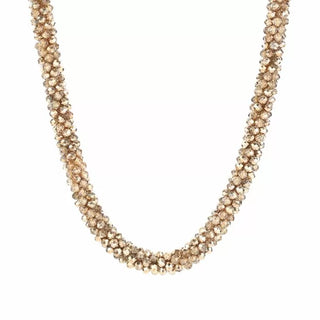 Koop gold Bijoutheek Necklace small beads Blue