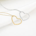 Bijoutheek Necklace Hammered Heart Small