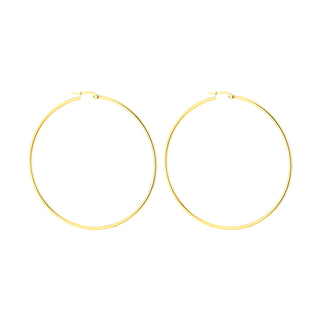 Koop gold Michelle Bijoux Earrings (70mm x 2mm)