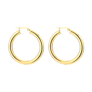 Koop gold Michelle Bijoux Earrings (40mm x 5mm)