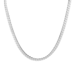 Kaufen silber Michelle Bijoux Halskette mit Gliedermotiv