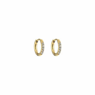 Bijoutheek Earrings Zirconia Stones (1.2cm)