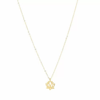 Koop gold Michelle Bijoux Necklace Lotus