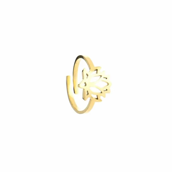 Michelle Bijoux Ring (Jewelry) Lotus One Size