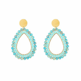 Koop blue Michelle Bijoux Ear Studs Small Drop