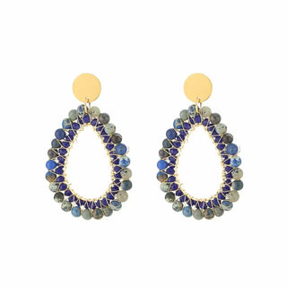 Koop dark-blue Michelle Bijoux Ear Studs Small Drop