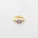 Michelle Bijoux Ring (Jewelry) Round Stones (One Size)
