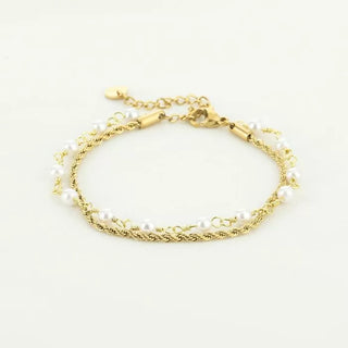 Bijoutheek-Armband (Schmuck) 2 Halsketten und Perlen