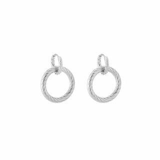 Koop silver Bijoutheek Earrings 2 Twisted Circles