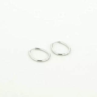 Koop silver Bijoutheek Earrings Oval medium