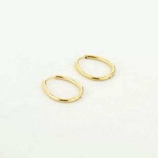 Koop gold Bijoutheek Earrings Oval medium