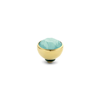 Kopen turquoise Melano Twisted Meddy 5011 CZ Stone Goud (6MM)