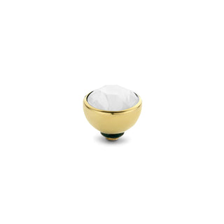 Koop white Melano Twisted Meddy 5011 CZ Stone Gold (6MM)
