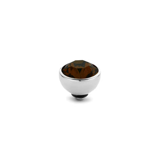 Koop brown Melano Twisted Meddy 5012 CZ Stone Silver (8MM)