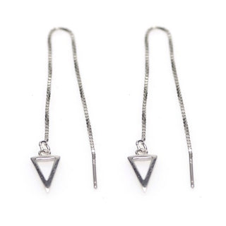 Karma-oorbel-pull-through-M1801-triangle-zilver