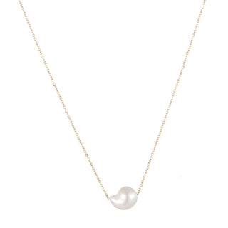 Go Dutch Label Necklace freshwater pearl Gold