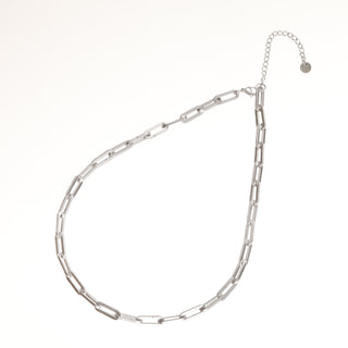 Go Dutch Label Necklace link Silver