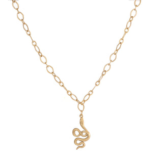 Koop gold Go Dutch Label Necklace snake
