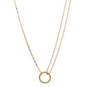 Go Dutch Label Necklace twisted circle