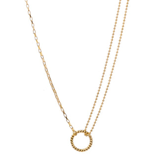 Go Dutch Label Collier twisted circle