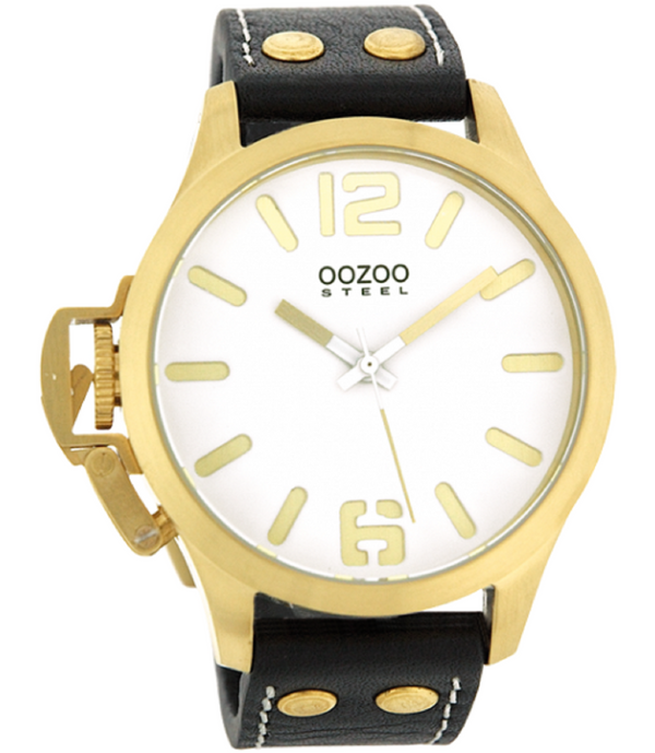 Oozoo Steel Watch schwarz-OS058 (46mm)